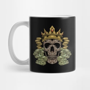 Greed Skull with Money Mug